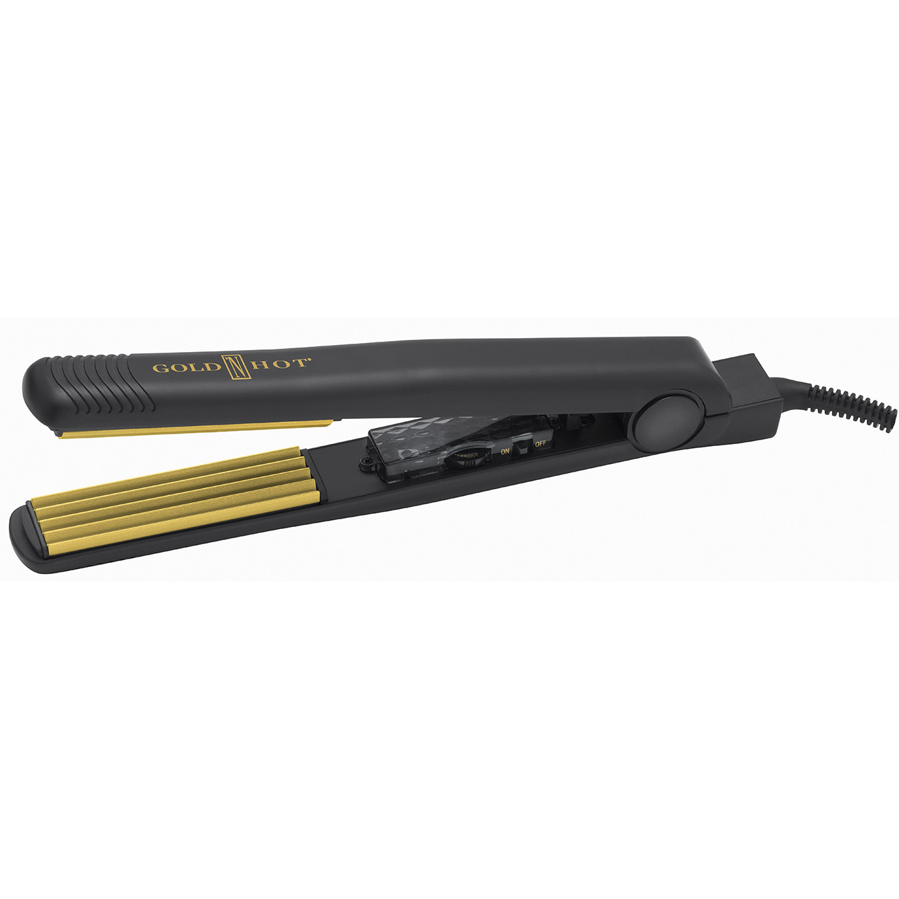 Gold N Hot Professional Ceramic 2” Hair Crimper Iron, 2 Inch (Pack of 1)